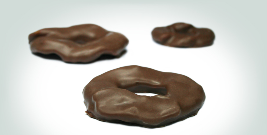Apple Rings covered in Milk Chocolate